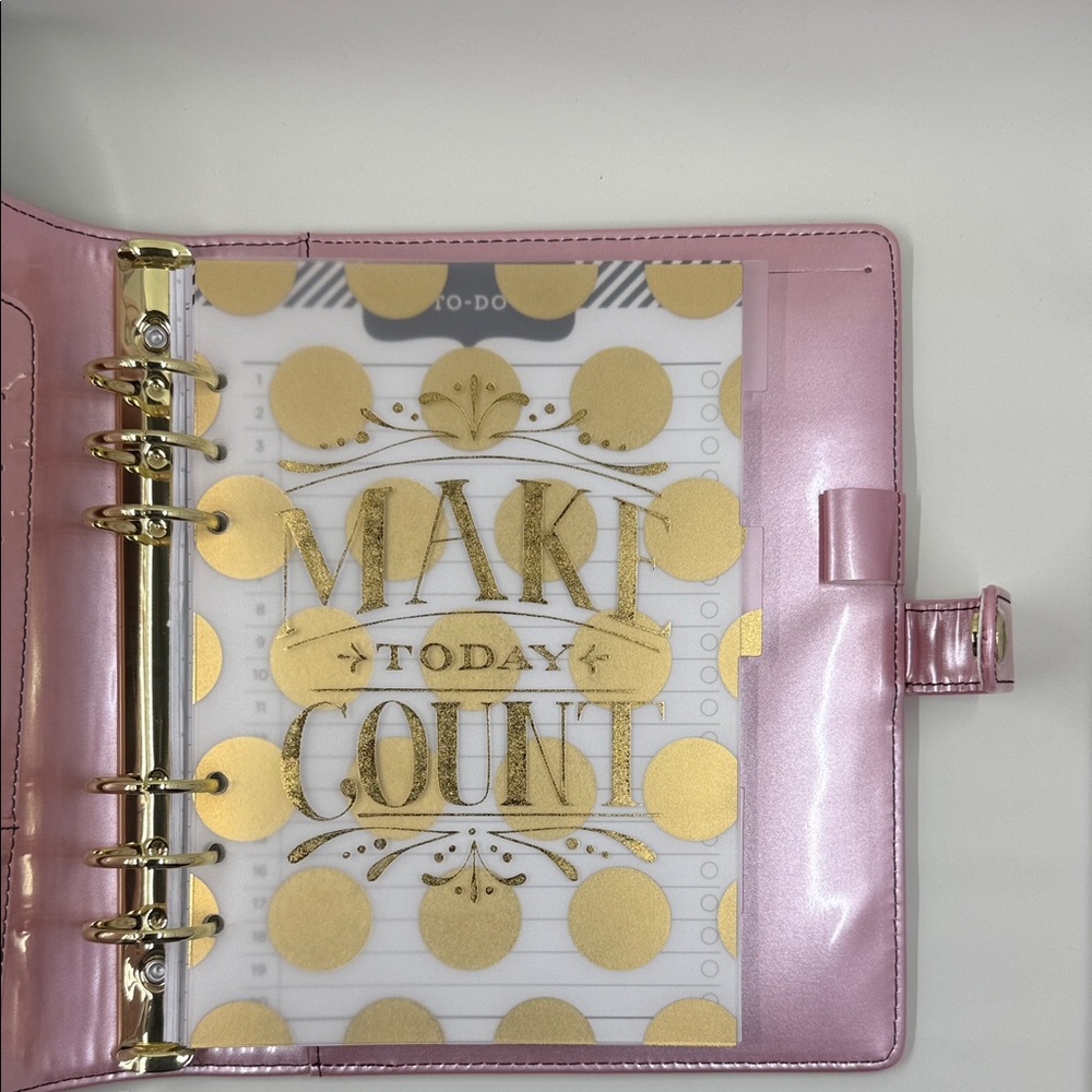 Recollections Binder with inserts Menu & Budget
